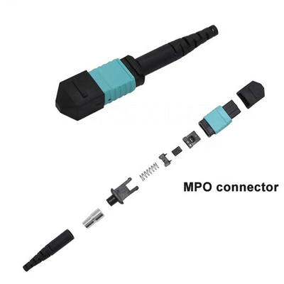 SM MM OM1 OM2 OM3 OM4 Fiber için KEXINT FTTH MTP MPO Konnektörü