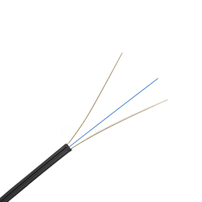 2.0mm 3.0mm Çaplı Fiber Optik Kablo PVC LSZH Siyah Dış Kılıf