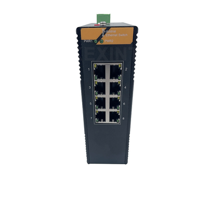 KEXINT Gigabit 8 elektrikli port endüstriyel sınıf (POE) Güç Üzerine Ethernet Değiştiricisi