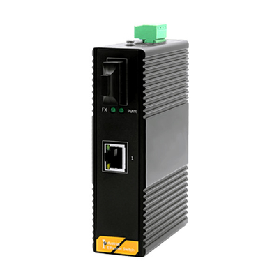 KEXINT Gigabit 1 Optik Port 4 Elektrikli Port Endüstriyel (POE) Alıcı Medya Dönüştürücü