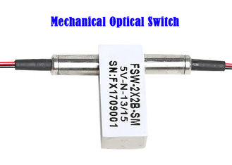 Fiber Optik Anahtar FSW Cihazı 1x2 Mekanik Optik WDM 850 1310 1550 Test Dalga Boyu