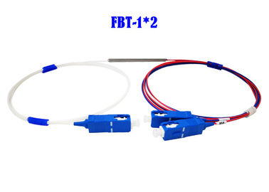 FBT 1×2 Bağlayıcı Fiber Optik WDM Mini 0.9 50/50 SC APC Konnektör 1310 1490 1550