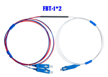 FBT 1×2 Bağlayıcı Fiber Optik WDM Mini 0.9 50/50 SC APC Konnektör 1310 1490 1550
