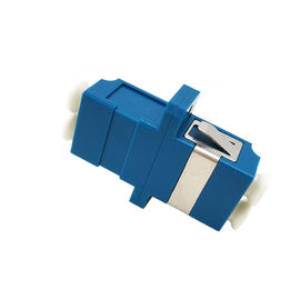 Dubleks Flanş Mavi Fiber Optik Adaptörler LC UPC SC Konnektör 60db Geri Kaybı