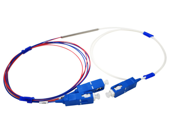 18dB Yönlendirme Bağlayıcı Fiber Optik WDM FBT 15/85 1×2 Mini 0.9 SC/UPC Konnektör