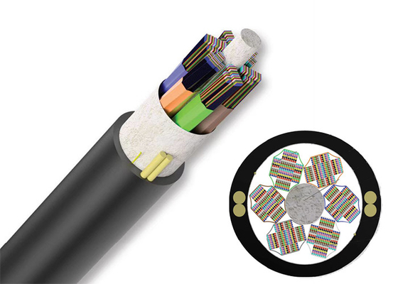 Metalik Olmayan Şerit Fiber Optik Zırhlı Elektrik Kablosu 864 Çekirdek GYFDTZY Corning