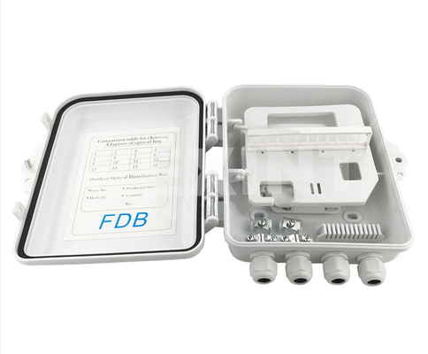 KEXINT KXT-16A FTTH Fiber Optik Dağıtım Kutusu 12 16 Çekirdek Dış Mekan IP65 Su Geçirmez Beyaz