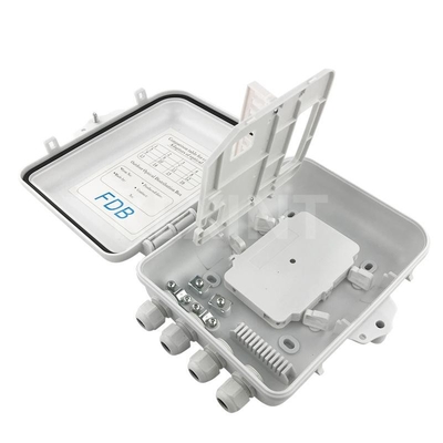 KEXINT KXT-16A FTTH Fiber Optik Dağıtım Kutusu 12 16 Çekirdek Dış Mekan IP65 Su Geçirmez Beyaz