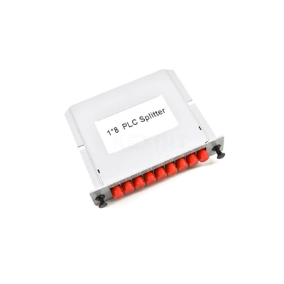 Kexint 1x2 1x4 1x8 1x16 1x32 Beyaz Renk Düşük Kayıp Pasif Fc fiber optik plc splitter Ftth Kaset Uç Tipi