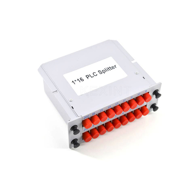 Kexint 1x2 1x4 1x8 1x16 1x32 Beyaz Renk Düşük Kayıp Pasif Fc fiber optik plc splitter Ftth Kaset Uç Tipi