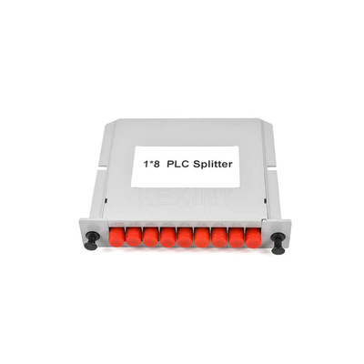 Kexint 1x2 1x4 1x8 1x16 1x32 Beyaz Renk Düşük Kayıp Pasif Fc fiber optik plc splitter Ftth Kaset Uç Tipi