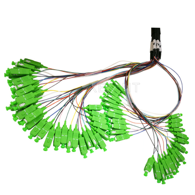 Farklı Konnektörlü FTTH 64 Çekirdekli Unitube Sarı Fiber Yama Kabloları