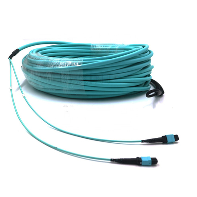PVC LSZH Dış Kılıflı 12 Çekirdekli 24 Çekirdekli Mavi OM3 Fiber Kablo