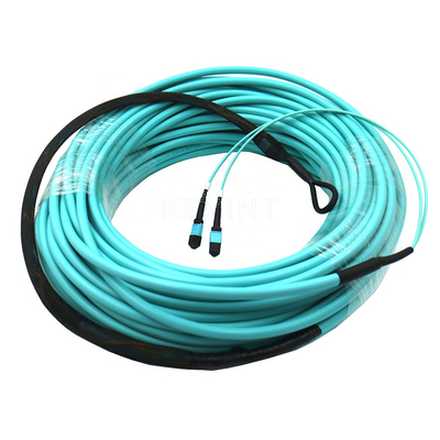 PVC LSZH Dış Kılıflı 12 Çekirdekli 24 Çekirdekli Mavi OM3 Fiber Kablo