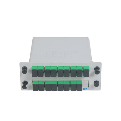 Renkli PLC Bölücü 1X16 Fiber Ayırma SC APC Varlık Tipi