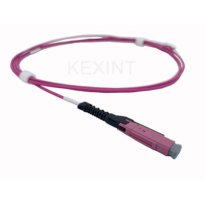 KEXINT 2M MDC UPC to LC UPC Uniboot Duplex Multimode OM4 LSZH (OFNR) 2.0mm Fiber Optic Patch Kablosu
