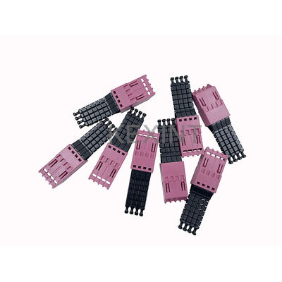 KEXINT ELiMENT MDC 4 Port Adaptörü Mmultimode Heather Violet 4 toz fişleri ile MDC Patch Kablosu ile eşleşir