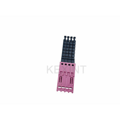 KEXINT ELiMENT MDC 4 Port Adaptörü Mmultimode Heather Violet 4 toz fişleri ile MDC Patch Kablosu ile eşleşir