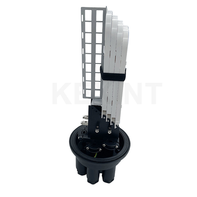 KEXINT 96 Core Adaptör Bracket ve 4 Splice Tepsisi Fiber Optic Dome Tipi Splice Kapama