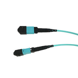 OM3 Fiber Optik Patch Cord MTP-MTP OM4 12 Kablo Adaptörü 40G 300M