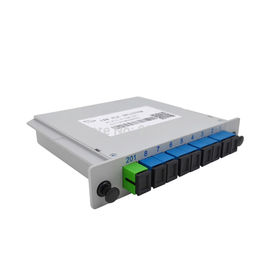 1*8 Fiber Optik PLC Bölücü Fiber Ayırma Tek Modlu LGX SC/UPC Konnektör Kutusu