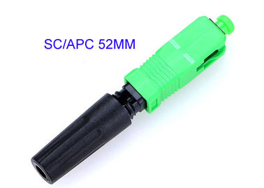 SC/APC Hızlı Fiber Optik Hızlı Bağlantı FTTH Ağı 52mm Uzunluk SC FC LC 0.3dB