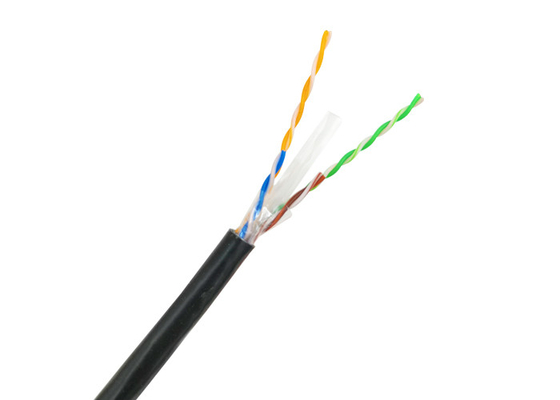 PE UTP Cat6 Ethernet Kablosu Dış Mekan Suya Dayanıklı 23AWG Yüksek Hızlı 4*0.565 İletken