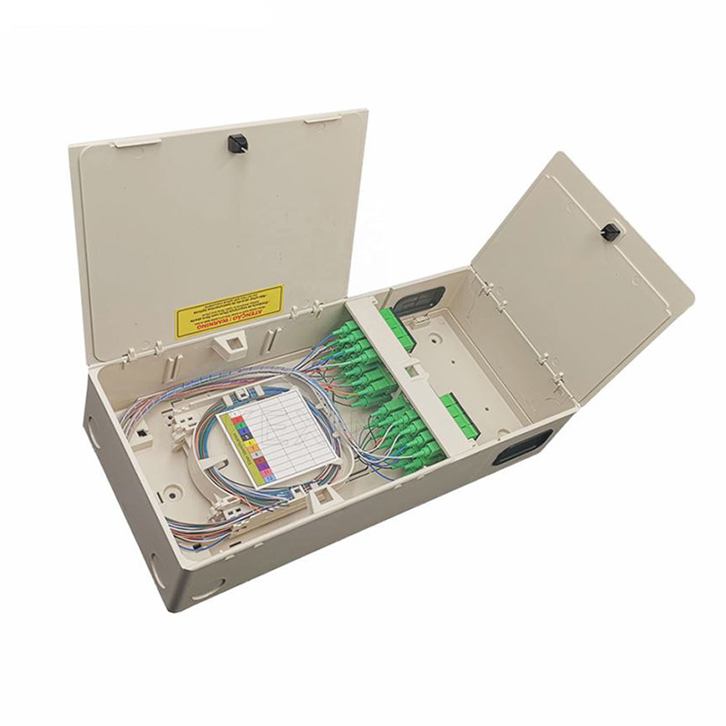 KEXINT 32 Çekirdekli SC/APC Fiber Terminal Kutusu İki Kapılı FTTH Dağıtım Kutusu